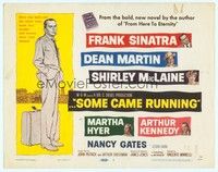6d085 SOME CAME RUNNING TC '59 full-length art of Frank Sinatra w/Dean Martin, Shirley MacLaine
