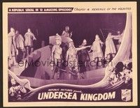 6d641 UNDERSEA KINGDOM chapter 4 LC '36 Crash Corrigan & John Merton with men on walls of fort!