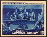 6d642 UNDERSEA KINGDOM chapter 6 LC '36 William Farnum as King of the Volkites holds a sword, serial