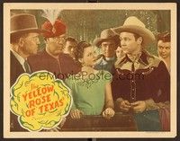 6d665 YELLOW ROSE OF TEXAS LC '44 Dale Evans between Roy Rogers & William Haade in wacky turban!