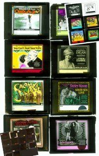 6e015 LOT OF 14 MISSING PANE GLASS SLIDES lot '18-'49 Little Women, Virgin of Stamboul + more!