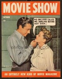 6e096 MOVIE SHOW vol 1 no 2 magazine October 1942 Bette Davis & Paul Henreid from Now Voyager!