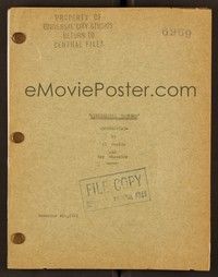 6e193 MISSISSIPPI GAMBLER revised draft script November 4, 1941, screenplay by Martin & Chanslor!
