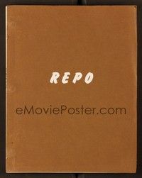 6e212 ZERO TO 60 final draft script December 30, 1977, screenplay by Peg Shirley & W. L. Richardson
