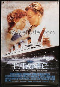 6f101 TITANIC commercial poster '97 Leonardo DiCaprio, Kate Winslet, directed by James Cameron!