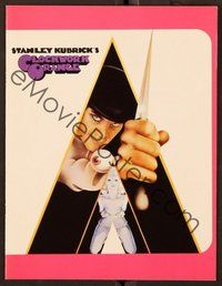 6f197 CLOCKWORK ORANGE English program '72 Stanley Kubrick classic, Malcolm McDowell!