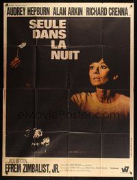 6f184 WAIT UNTIL DARK French 1p '68 blind Audrey Hepburn, who is terrorized by a burglar!