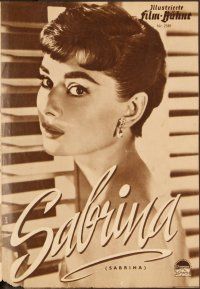 6f194 SABRINA German program '54 Audrey Hepburn, Humphrey Bogart, William Holden, Billy Wilder