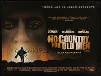 6g157 NO COUNTRY FOR OLD MEN DS British quad '07 Coen Brothers' Best Picture & Director winner!