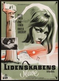 6g222 IN THE COOL OF THE DAY Danish '63 different Stevenov art of sexy Jane Fonda!