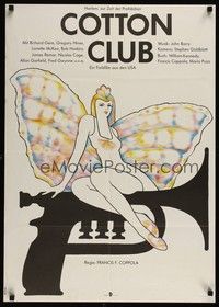6g007 COTTON CLUB East German 23x32 '86 Francis Ford Coppola, cool totally different Beck art!