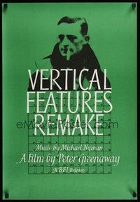 6g053 VERTICAL FEATURES REMAKE English double crown '78 photo of Peter Greenaway!