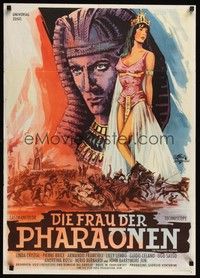 6g352 PHARAOHS' WOMAN German '61 La donna dei faraoni, Linda Cristal, different Meerwald art!