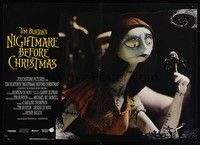 6g265 NIGHTMARE BEFORE CHRISTMAS Italian photobusta '94 Tim Burton, Disney, horror cartoon image!