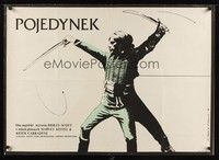 6g098 DUELLISTS Polish 27x38 '78 Ridley Scott, cool completely different fencing art!