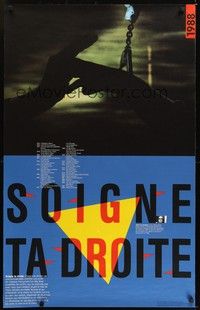 6g002 SOIGNE TA DROITE Swiss '90 Jean-Luc Godard festival!