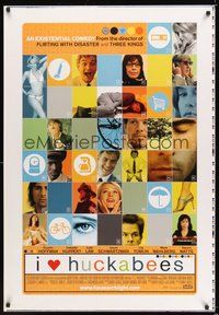 6h243 I HEART HUCKABEES int'l printer's test DS 1sh '04 Dustin Hoffman, Isabelle Huppert, Jude Law