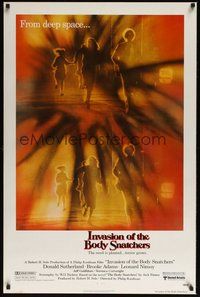 6h259 INVASION OF THE BODY SNATCHERS 1sh '78 Philip Kaufman classic remake of deep space invaders!