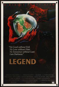 6h293 LEGEND int'l 1sh '85 Tom Cruise, Mia Sara, Tim Curry, Ridley Scott, different fantasy art!