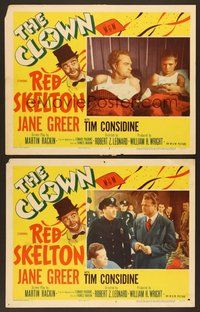 6j886 CLOWN 2 LCs '53 great images of wacky Red Skelton!