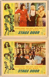 6j973 STAGE DOOR 2 LCs R53 super sexy Ann Miller w/Ginger Rogers & Lucille Ball!