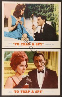6j981 TO TRAP A SPY 2 LCs '66 Robert Vaughn, Luciana Paluzzi, The Man from UNCLE!