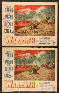 6j996 WARPATH 2 LCs '51 Edmond O'Brien, Dean Jagger, soldiers vs. Native Americans!
