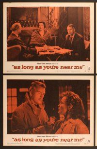 6j048 AS LONG AS YOU'RE NEAR ME 8 LCs '56 Maria Schell strangely lived her love-life twice!