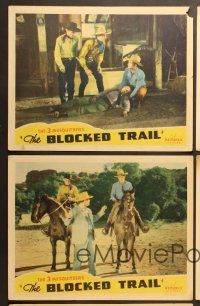 6j662 BLOCKED TRAIL 5 LCs '43 The 3 Mesquiteers, Bob Steele, Tom Tyler and Jimmy Dodd!