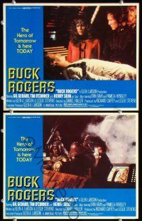 6j801 BUCK ROGERS 3 LCs '79 classic sci-fi comic strip, Gil Gerard, Pamela Hensley, Henry Silva!