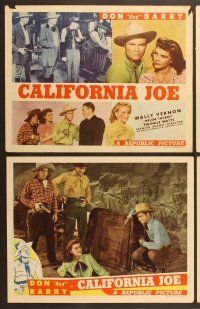 6j085 CALIFORNIA JOE 8 LCs '43 Don Red Barry, Helen Talbot, Twinkle Watts!