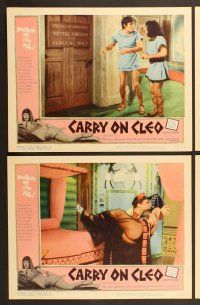 6j092 CARRY ON CLEO 8 LCs '65 English comedy on the Nile, sexy Amanda Barrie!