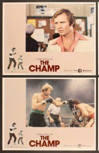 6j098 CHAMP 8 LCs '79 great images of boxer Jon Voight, Ricky Schroder, Faye Dunaway!
