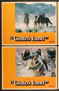 6j099 CHATO'S LAND 8 LCs '72 what Charles Bronson's land won't kill, he will!