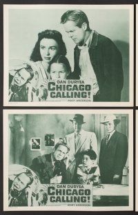 6j101 CHICAGO CALLING 8 LCs R50s $53 means life or death for Dan Duryea!