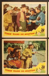 6j542 COMIN' ROUND THE MOUNTAIN 7 LCs R40s Gene Autry w/guitar, Smiley Burnette, Ann Rutherford!
