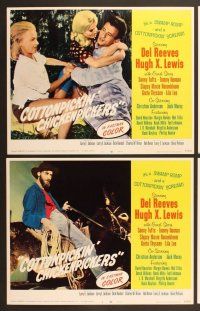 6j116 COTTONPICKIN' CHICKENPICKERS 8 LCs '67 wacky moonshiners Del Reeves & Hugh X. Lewis!