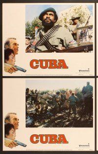 6j543 CUBA 7 LCs '79 border art of Sean Connery & Brooke Adams, Jack Weston!
