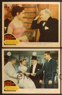 6j729 DATE WITH JUDY 4 LCs '48 Wallace Beery, young Elizabeth Taylor, Jane Powell, Robert Stack!