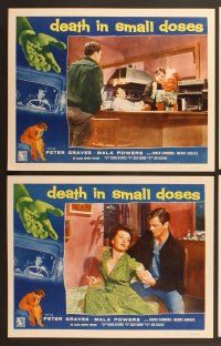 6j140 DEATH IN SMALL DOSES 8 LCs '57 the rough tough guys and dolls, Peter Graves!