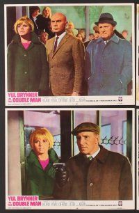 6j160 DOUBLE MAN 8 LCs '67 cool images of Yul Brynner, Britt Ekland & skiers!