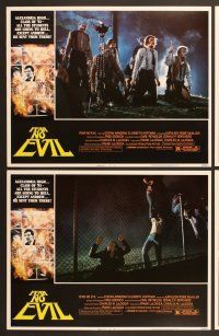 6j176 FEAR NO EVIL 8 LCs '81 Frank LaLoggia directed horror, class of '81 are all going to Hell!