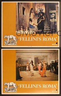 6j816 FELLINI'S ROMA 3 LCs '72 Italian Federico classic, the fall of the Roman Empire!