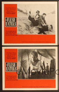 6j739 FLESH EATERS 4 LCs '64 Martin Kosleck, taken to a point between life & death!