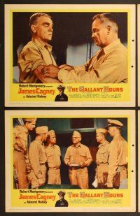 6j550 GALLANT HOURS 7 LCs '60 James Cagney as Admiral Bull Halsey, Dennis Weaver!