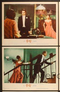 6j671 GIGI 5 LCs '58 pretty Leslie Caron, Maurice Chevalier & Louis Jourdan!