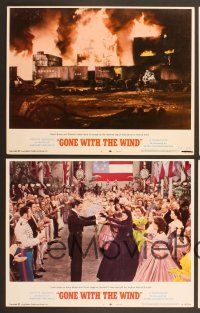 6j740 GONE WITH THE WIND 4 LCs R68 Clark Gable, Vivien Leigh, Leslie Howard, all-time classic!