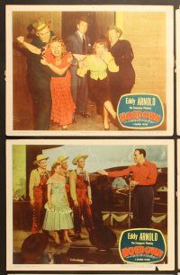 6j612 HOEDOWN 6 LCs '50 Tennessee Plowboy Eddy Arnold, Jock Mahoney!