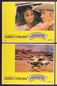 6j231 HONKERS 8 LCs '72 James Coburn, Lois Nettleton, Anne Archer, bull riding!