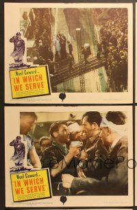 6j676 IN WHICH WE SERVE 5 LCs '43 directed by Noel Coward & David Lean, English World War II epic!